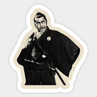 Sanjuro Yojimbo - Toshiro Mifune Sticker